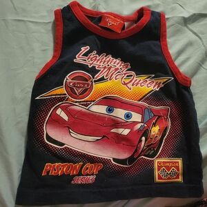 Disney Cars movie boys tank top. Lightning McQueen 95! Size 12 mo.